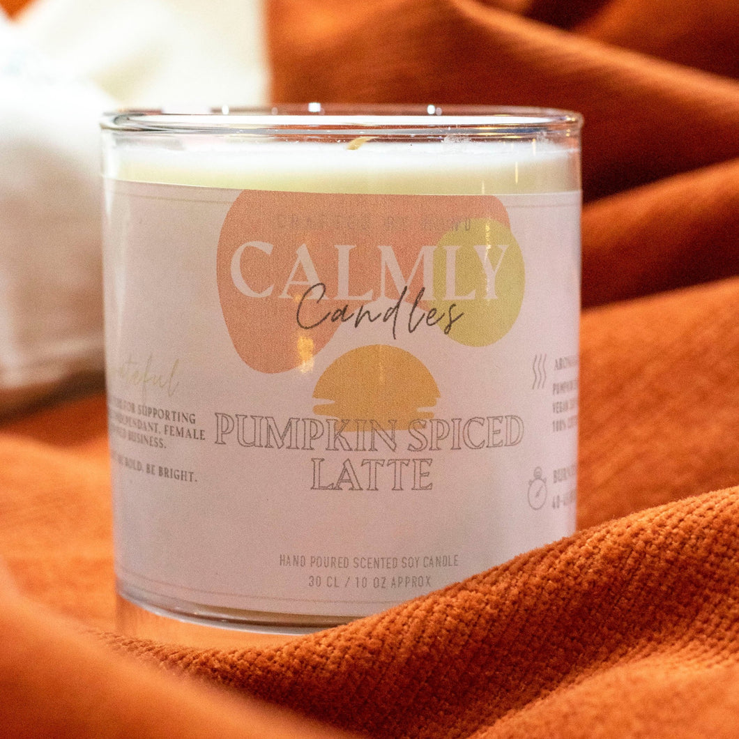 Spiced Pumpkin Latte Scented Soy Candle